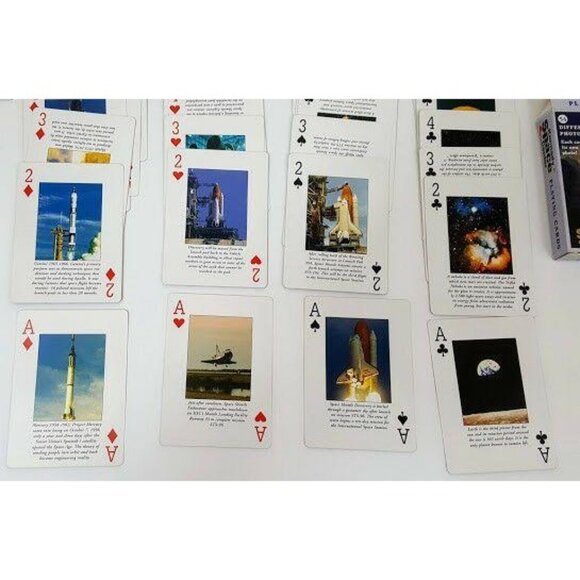 Kennedy Space Center Souvenir Playing Cards 54 Different Photos Poker Solitaire - Picture 7 of 9
